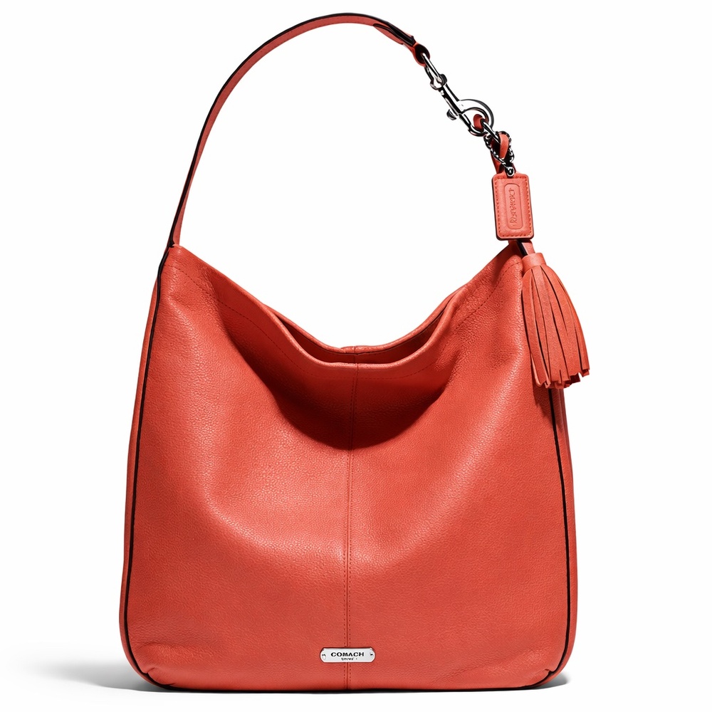 VTG Coach Avery Pebbled Hobo Bag Sienna